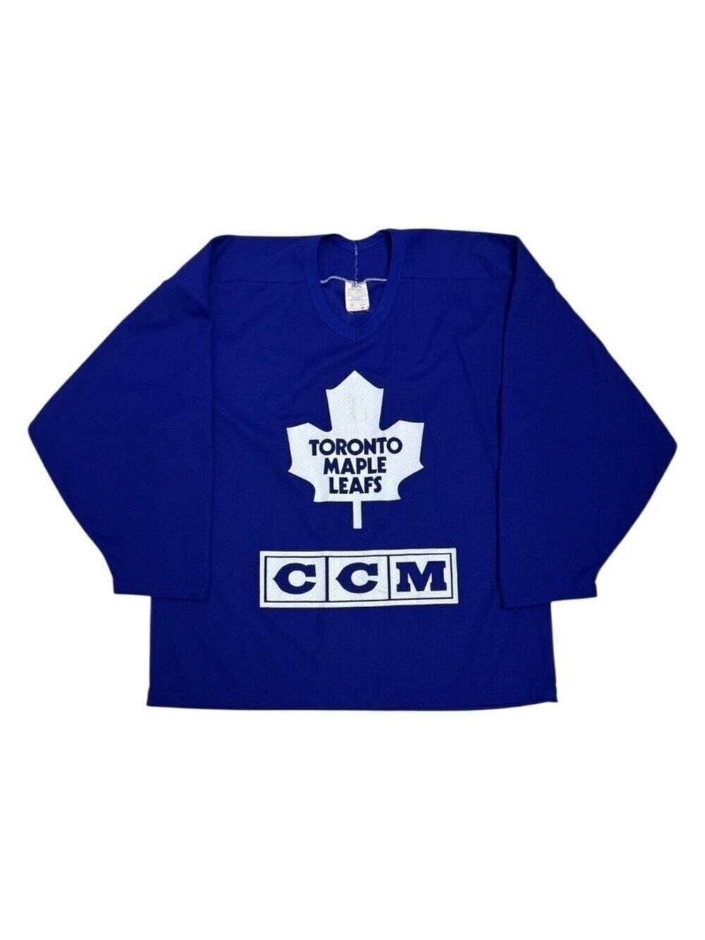 TORONTO MAPLE LEAFS NHL Vintage 90s Maska Air Knit NHL Hockey Jersey Mens Medium